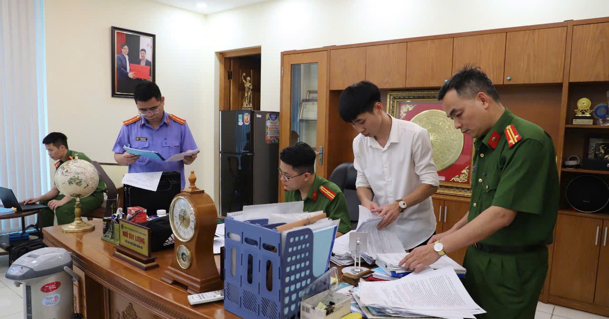 Bắt 3 lãnh đạo Công ty cổ phần Quản lý công trình đô thị Bắc Giang