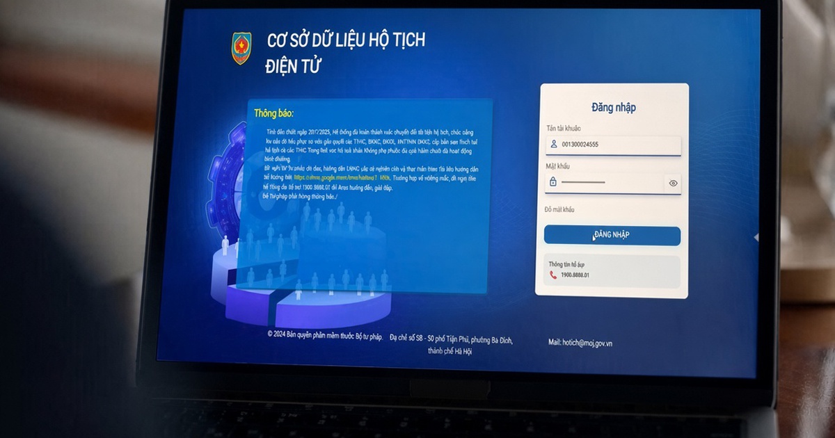 145 triệu dữ liệu được số hoá và những con số phía sau hệ thống Hộ tịch điện tử