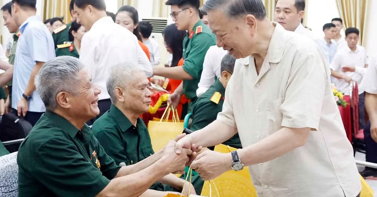 Tổng Bí thư, Chủ tịch nước: Tiếp tục rà soát, giải quyết đầy đủ chính sách đối với người có công và thân nhân