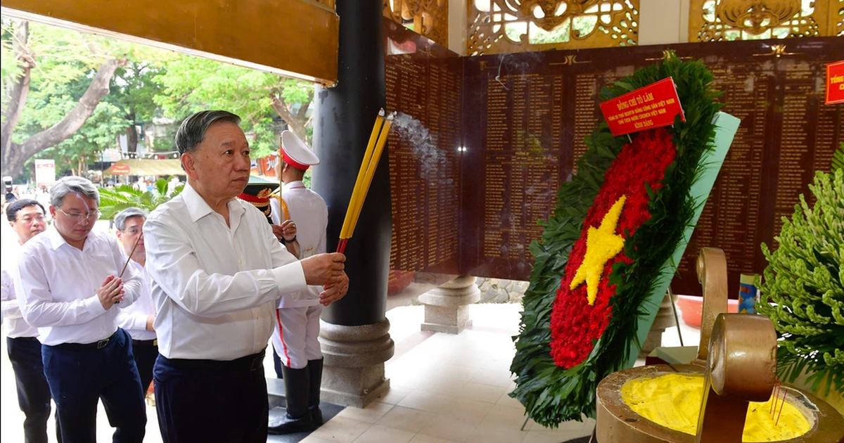 Toàn văn bài phát biểu của Tổng Bí thư Tô Lâm tại công viên Lê Thị Riêng