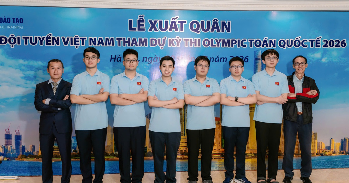 Việt Nam vươn lên thứ 5 tại Olympic Toán quốc tế 2026