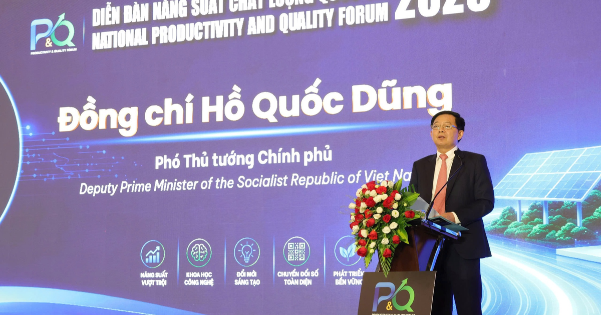 Nâng cao năng suất, chất lượng quốc gia, tăng sức cạnh tranh của nền kinh tế