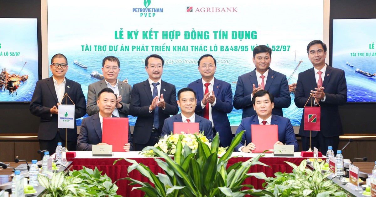 Agribank và PVEP ký hợp đồng tín dụng cho dự án khí trọng điểm
