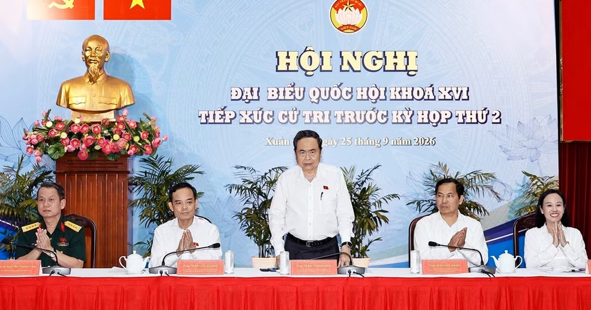 Chủ tịch Quốc hội Trần Thanh Mẫn: Lấy người dân làm trung tâm để giải quyết mọi vấn đề ở cơ sở