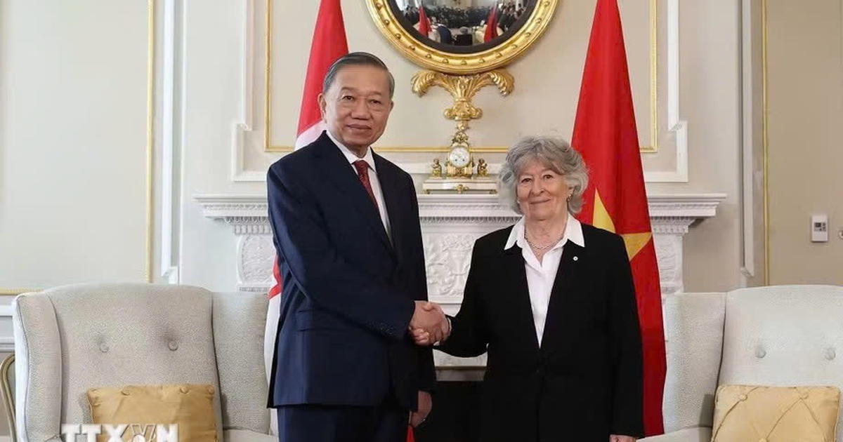 Tổng Bí thư, Chủ tịch nước Tô Lâm hội kiến với Toàn quyền Canada Louise Arbour